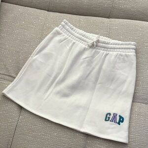 GAP White Skort with Embroidered Logo
